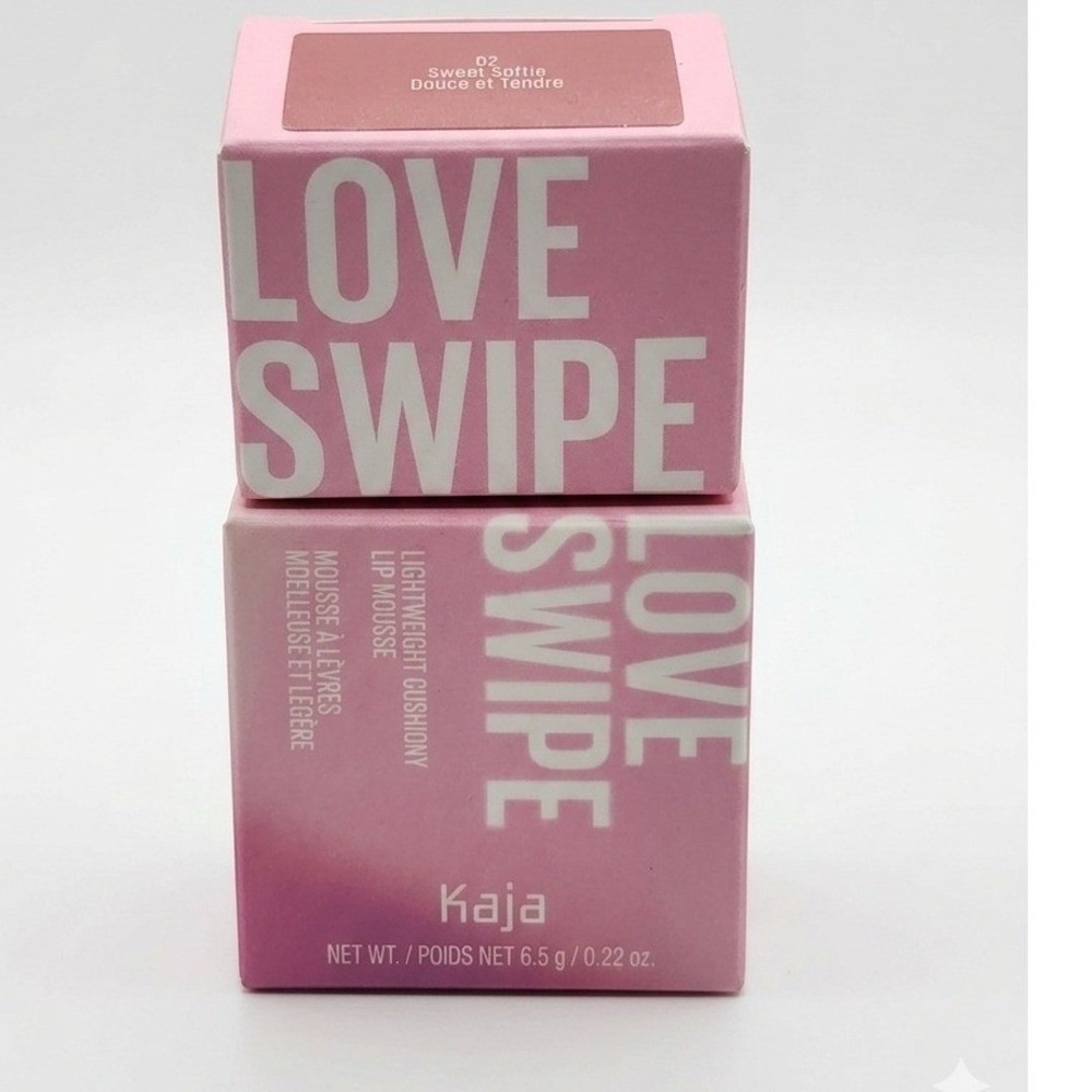 Kaja Love Swipe Lip Mousse 02 Sweet Softie Muted Rose Pink 6.5g New in Box